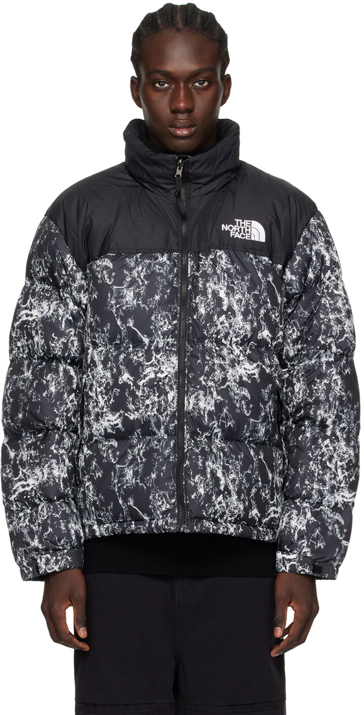 

Черный - Пуховик Nuptse 1996 года в стиле ретро The North Face, цвет TNF black/Nature texture print