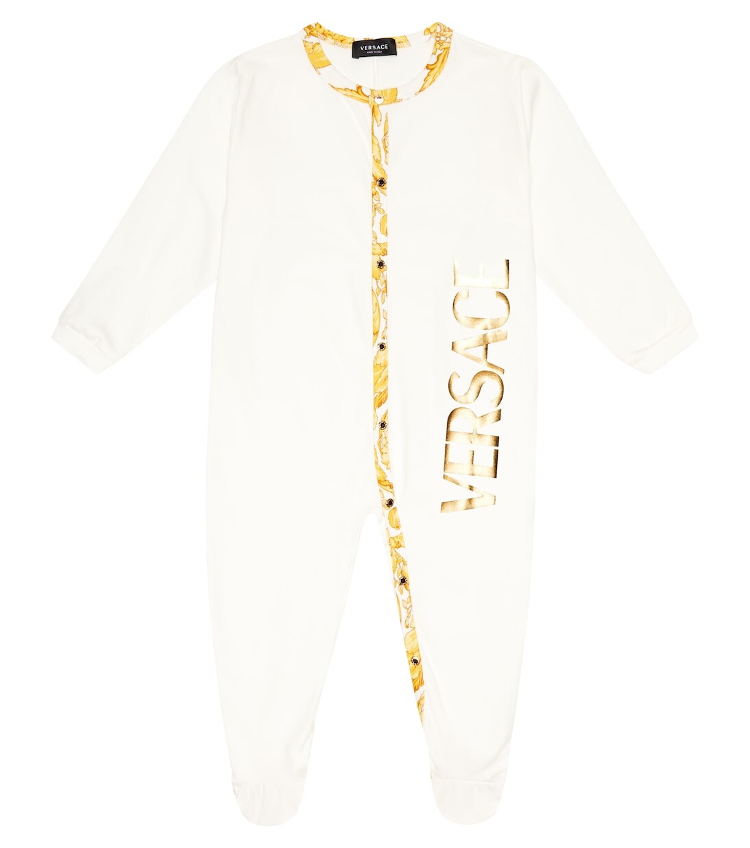 

Детский комбинезон из хлопкового джерси Versace Kids, мультиколор