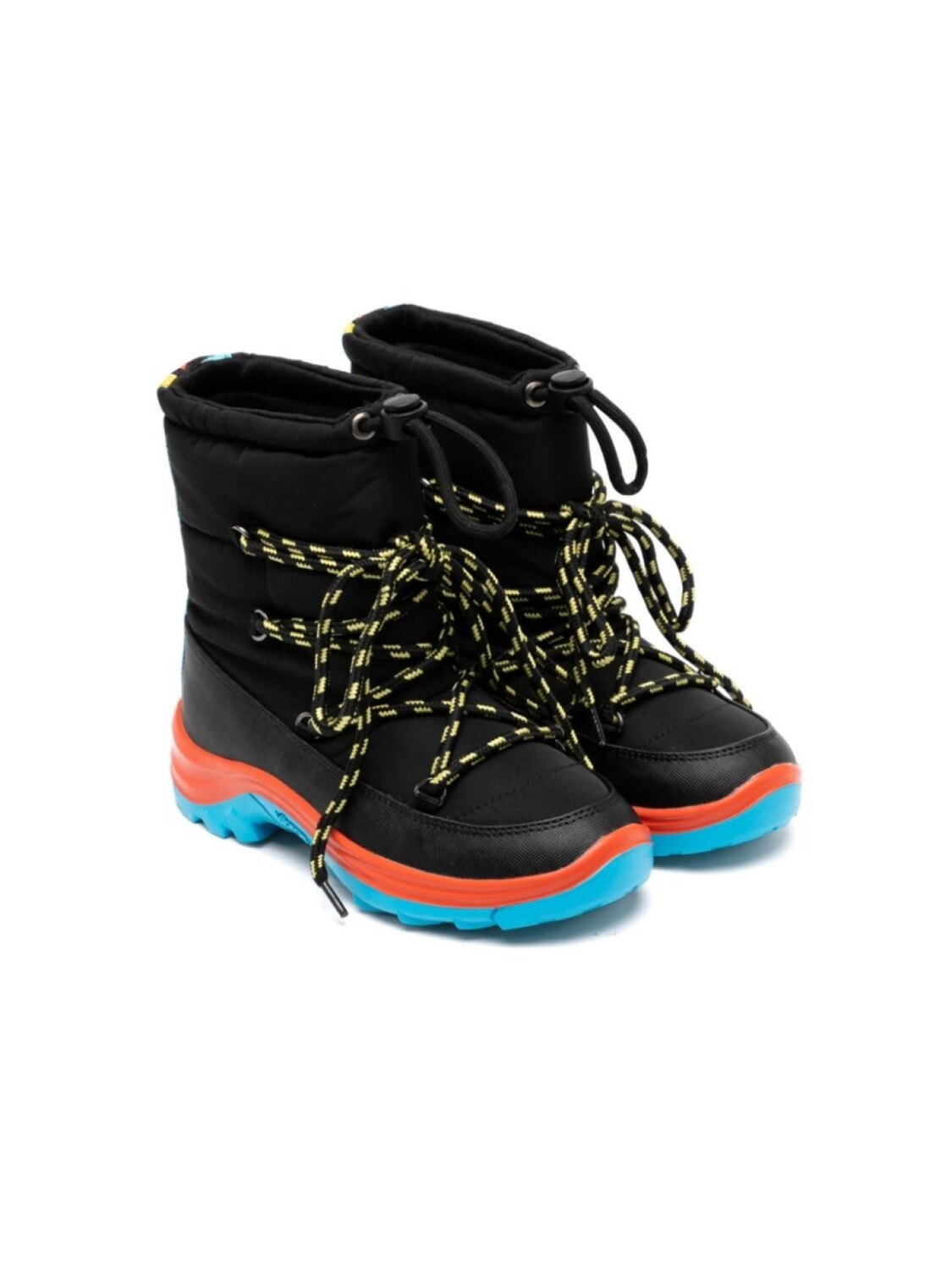 Стеганые сапоги Stella McCartney Kids, черный