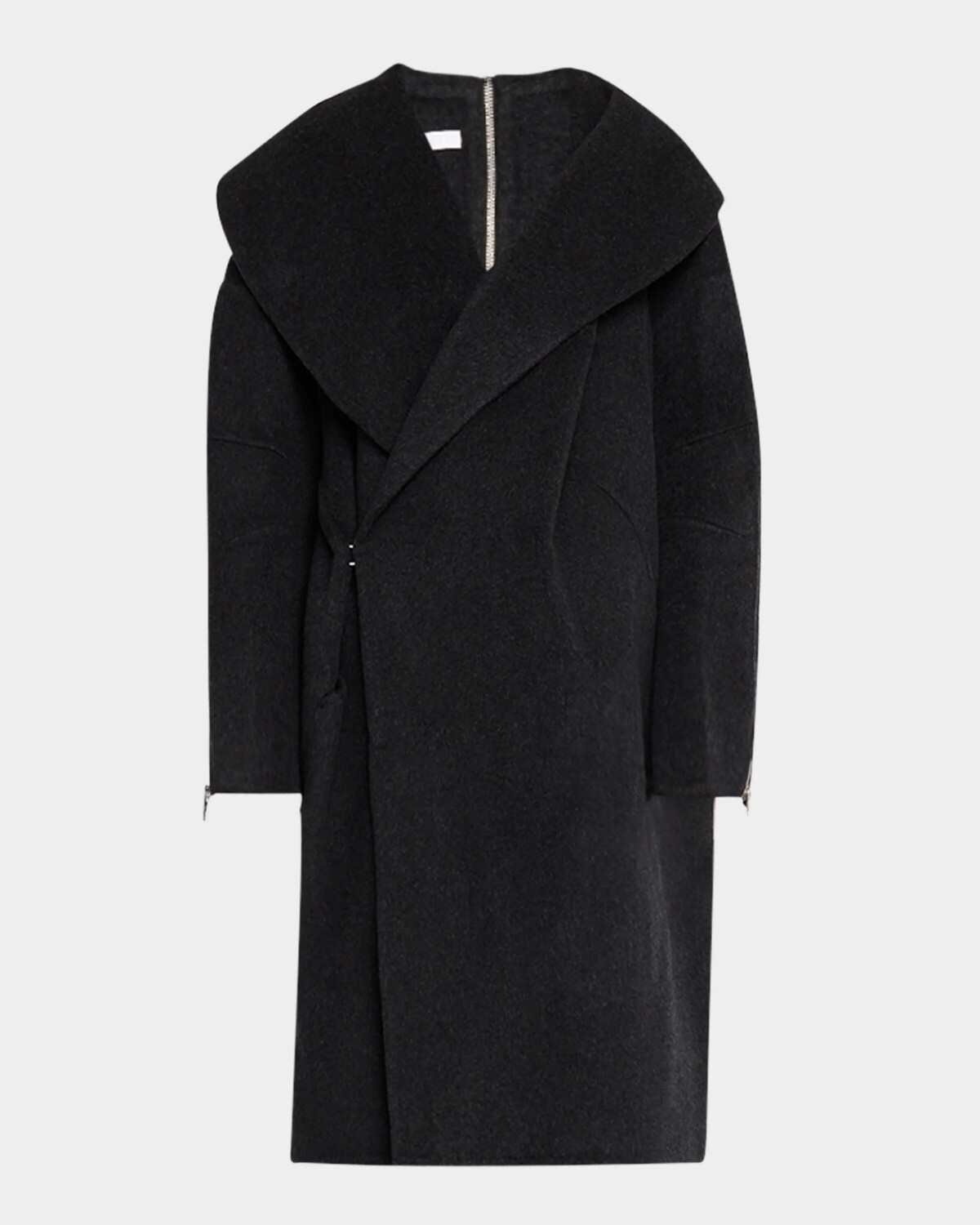 

Шерстяная куртка-кокон Apex Helmut Lang, цвет Dark Charcoal