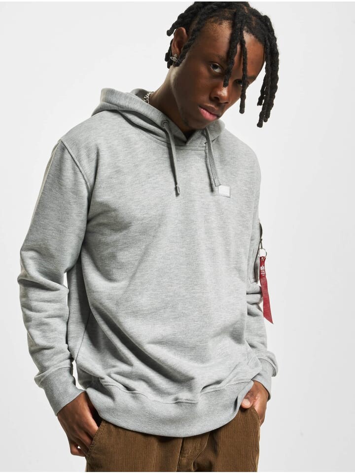 

Толстовка Alpha Industries, цвет grey heather