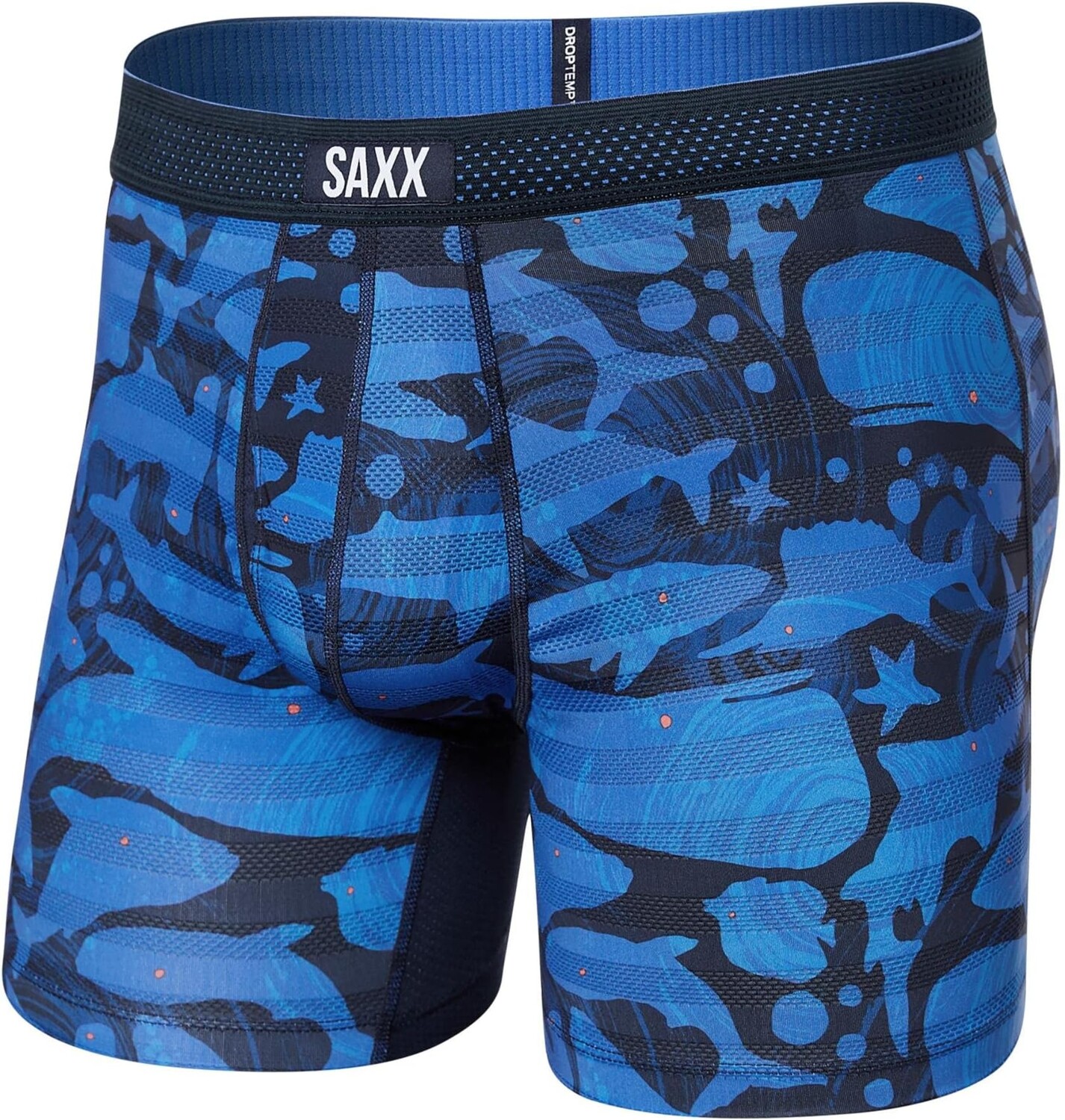 

Трусики-боксеры Hot Shot Fly SAXX UNDERWEAR, цвет Voyagers/Navy