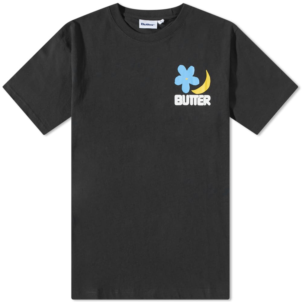 Футболка Butter Goods, черный футболка butter goods хлопок размер xl черный