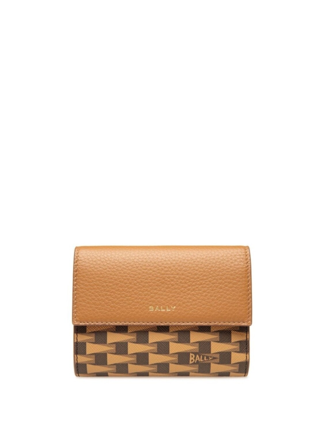 

Bally кошелек Pennant с логотипом, коричневый