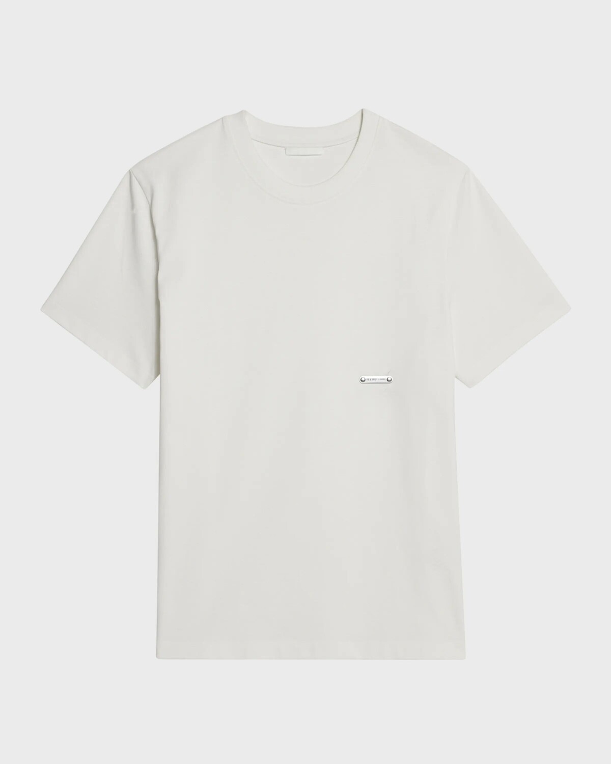 

Мужская футболка с металлической биркой Helmut Lang, белый