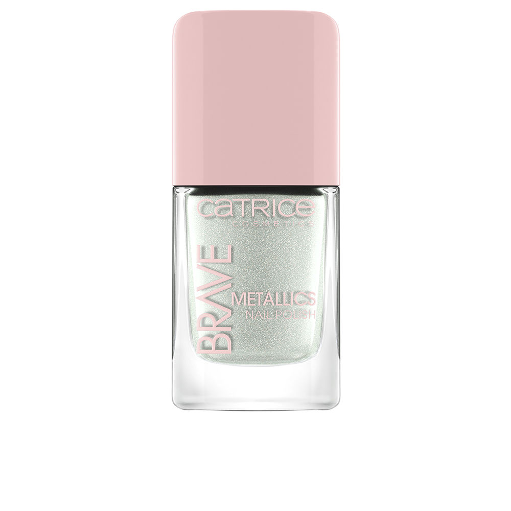 Лак для ногтей Brave metallics nail polish Catrice, 10,5 мл, 02-sweet as sugar catrice лак для ногтей catrice brave metallics nail polish тон 02 светло зеленый 10 5 мл