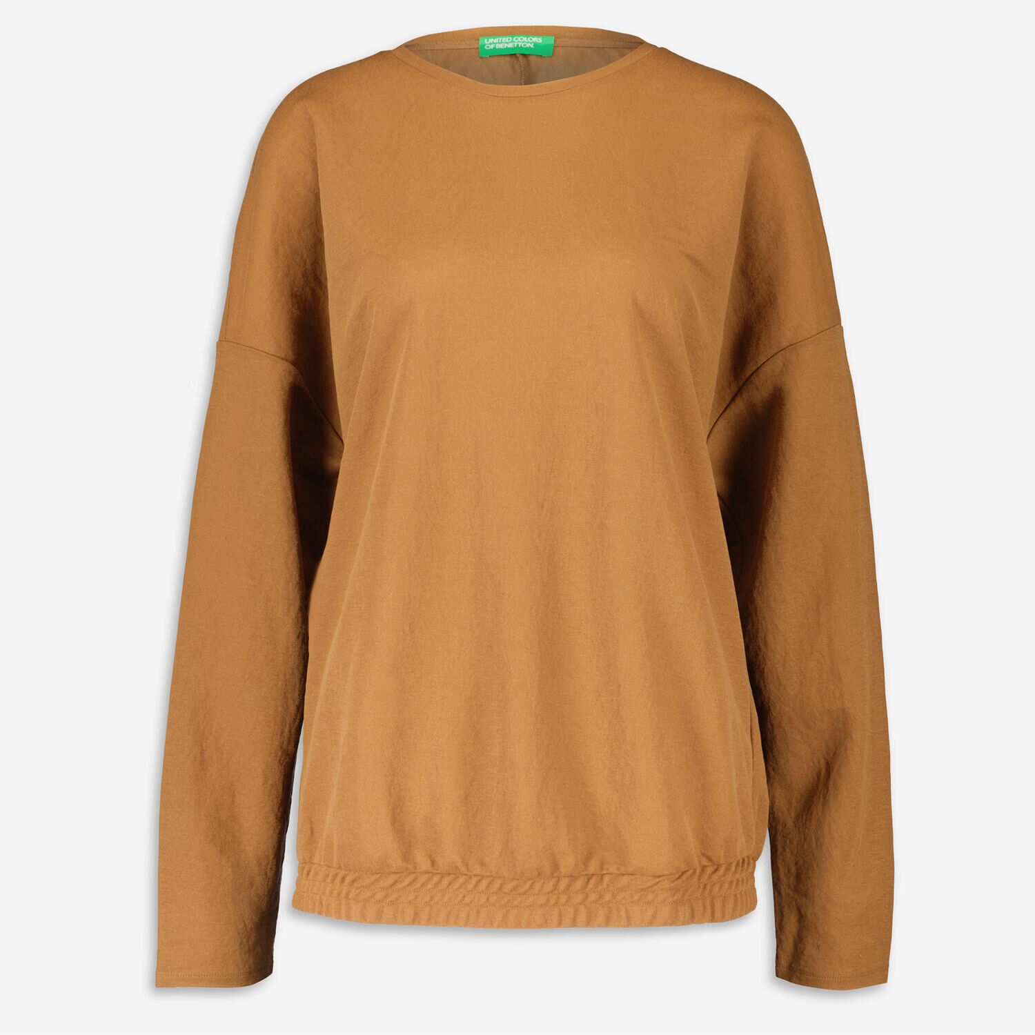 

Темно-коричневая блузка с эластичным низом United Colors Of Benetton
