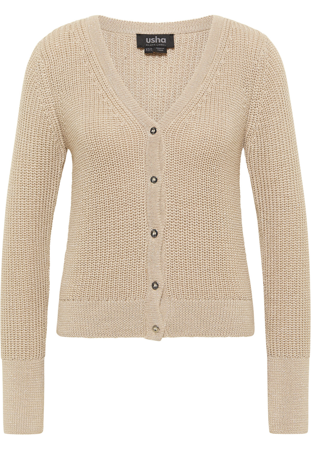 

Толстовка usha BLACK LABEL Strickjacke, бежевый