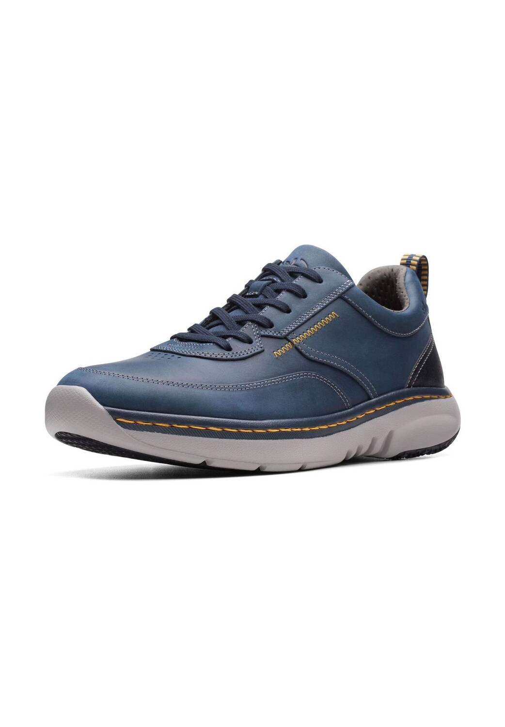 

Кожаные кроссовки CLARKS, темно-синий