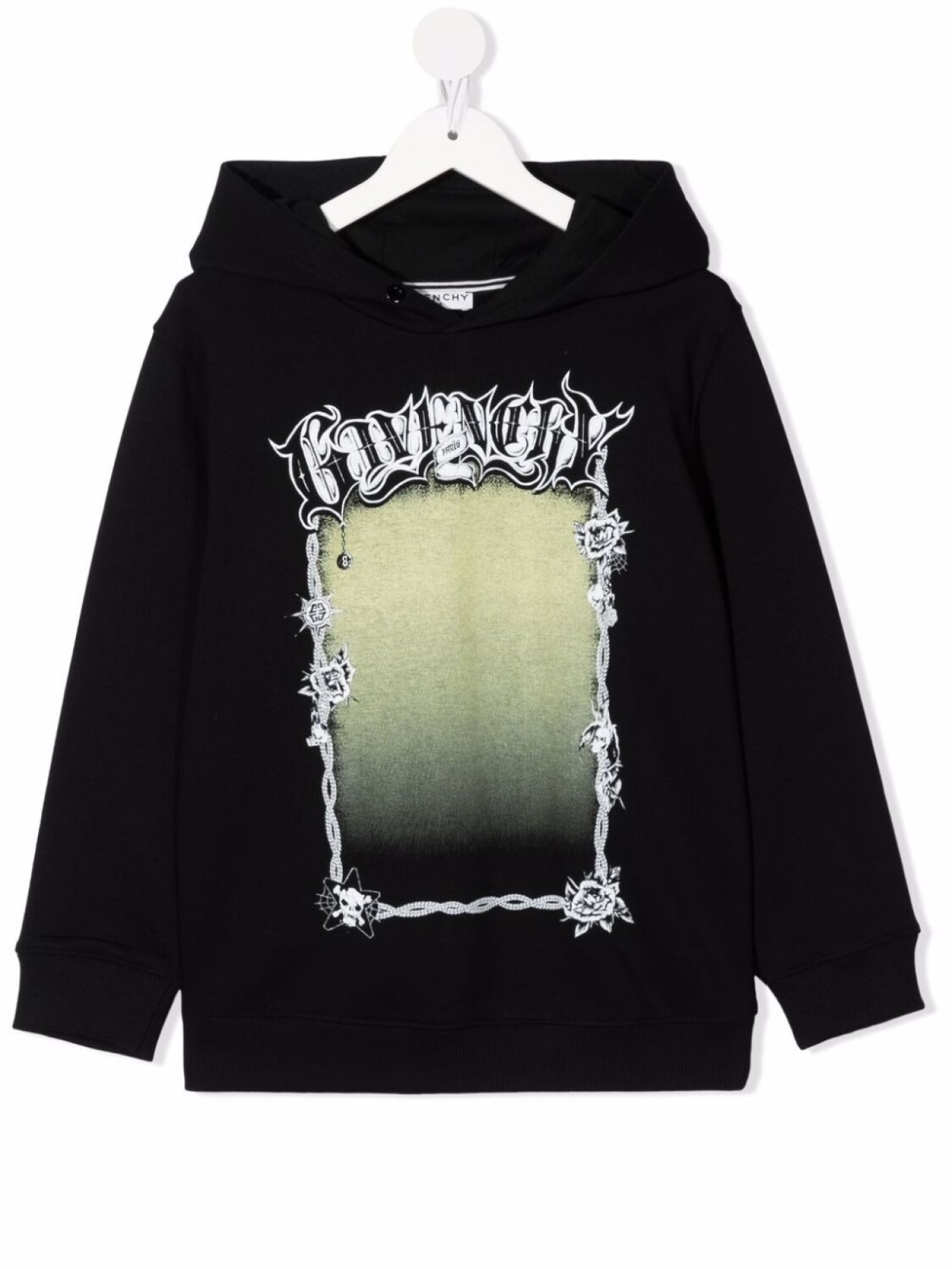 

Givenchy Kids худи с логотипом, черный