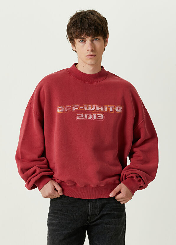 

Толстовка с принтом «красная фигура» и логотипом Off-White