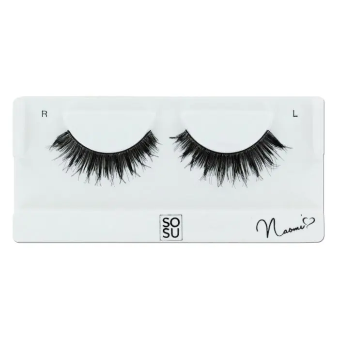 

Накладные ресницы premium lashes pestañas postizas naomi Sosu, цвет negro