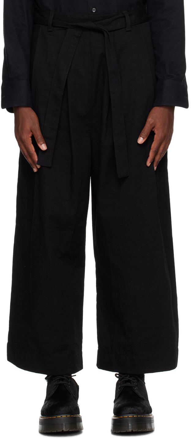 

Эксклюзивные черные брюки Naked & Famous Denim SSENSE, Черный