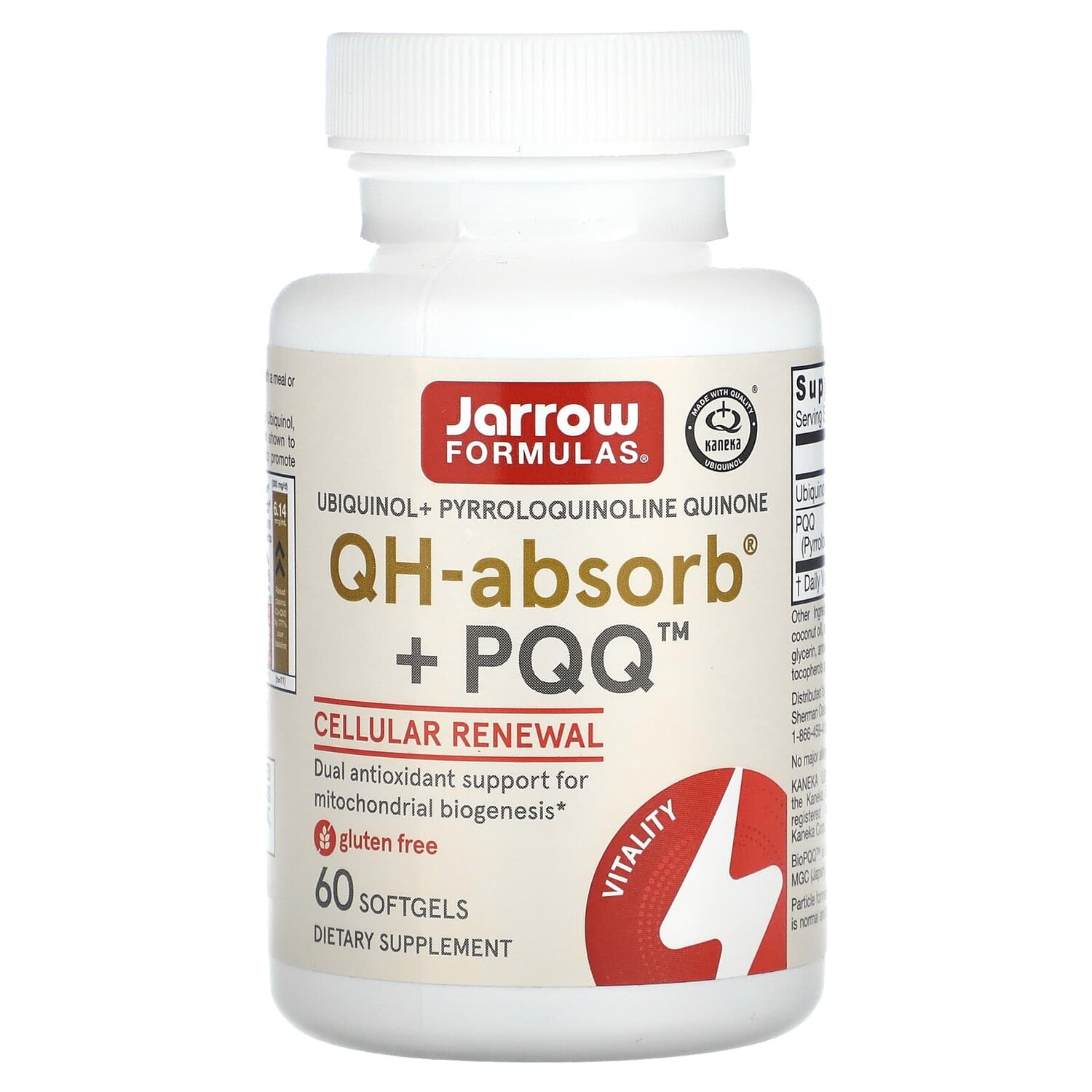 

Убихинол, QH-Absorb + PPQ, 60 мягких таблеток, Jarrow Formulas