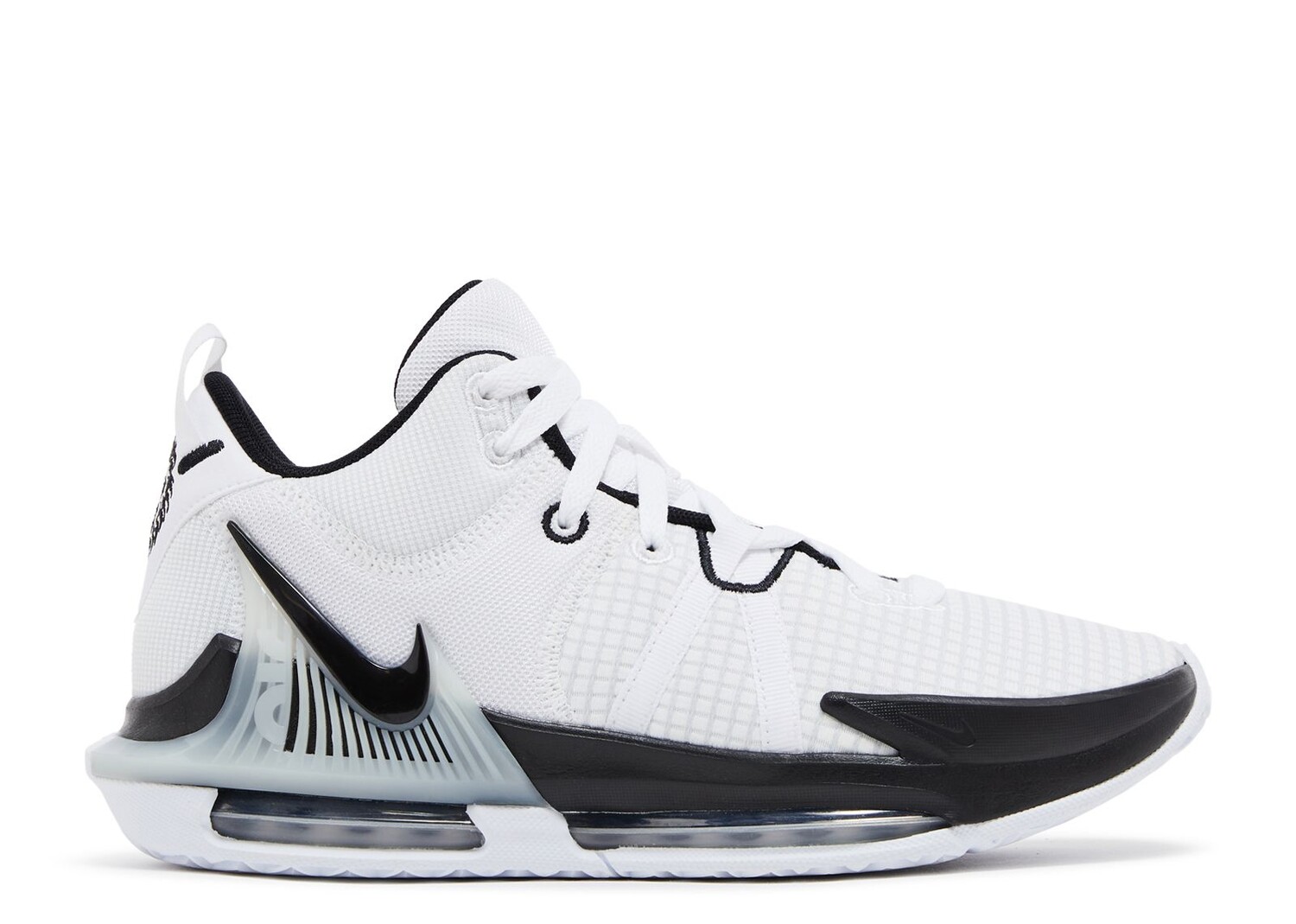 

Кроссовки Nike Lebron Witness 7 Tb 'White Black', белый, Белый;серый