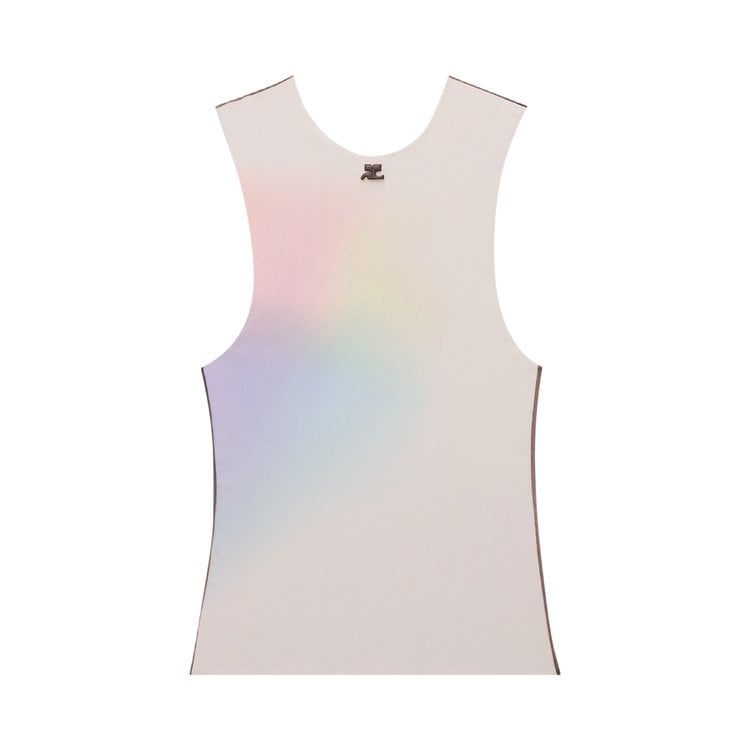 

Майка Courrèges Sleeveless Aura Tulle Tank Top, цвет Multicolor-Color