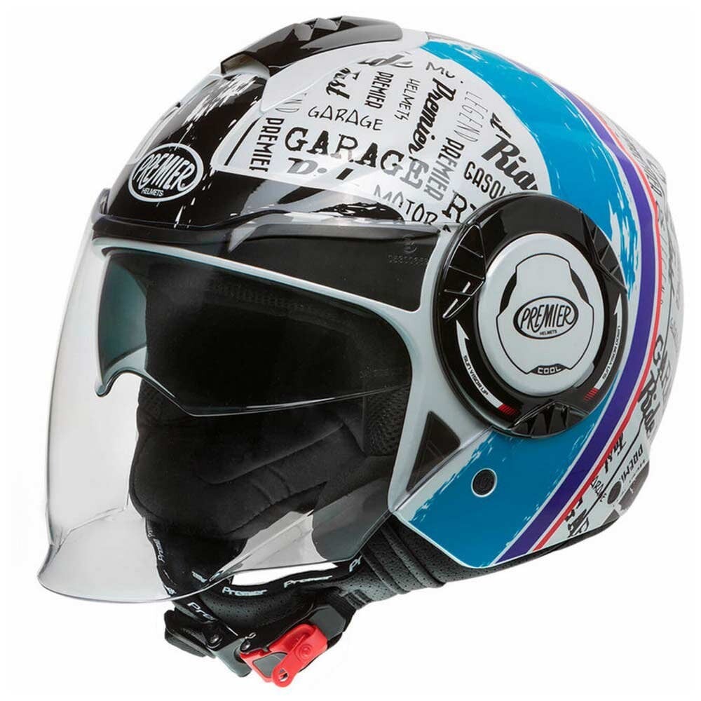 

Открытый шлем Premier Helmets Cool Evo RD 12, синий