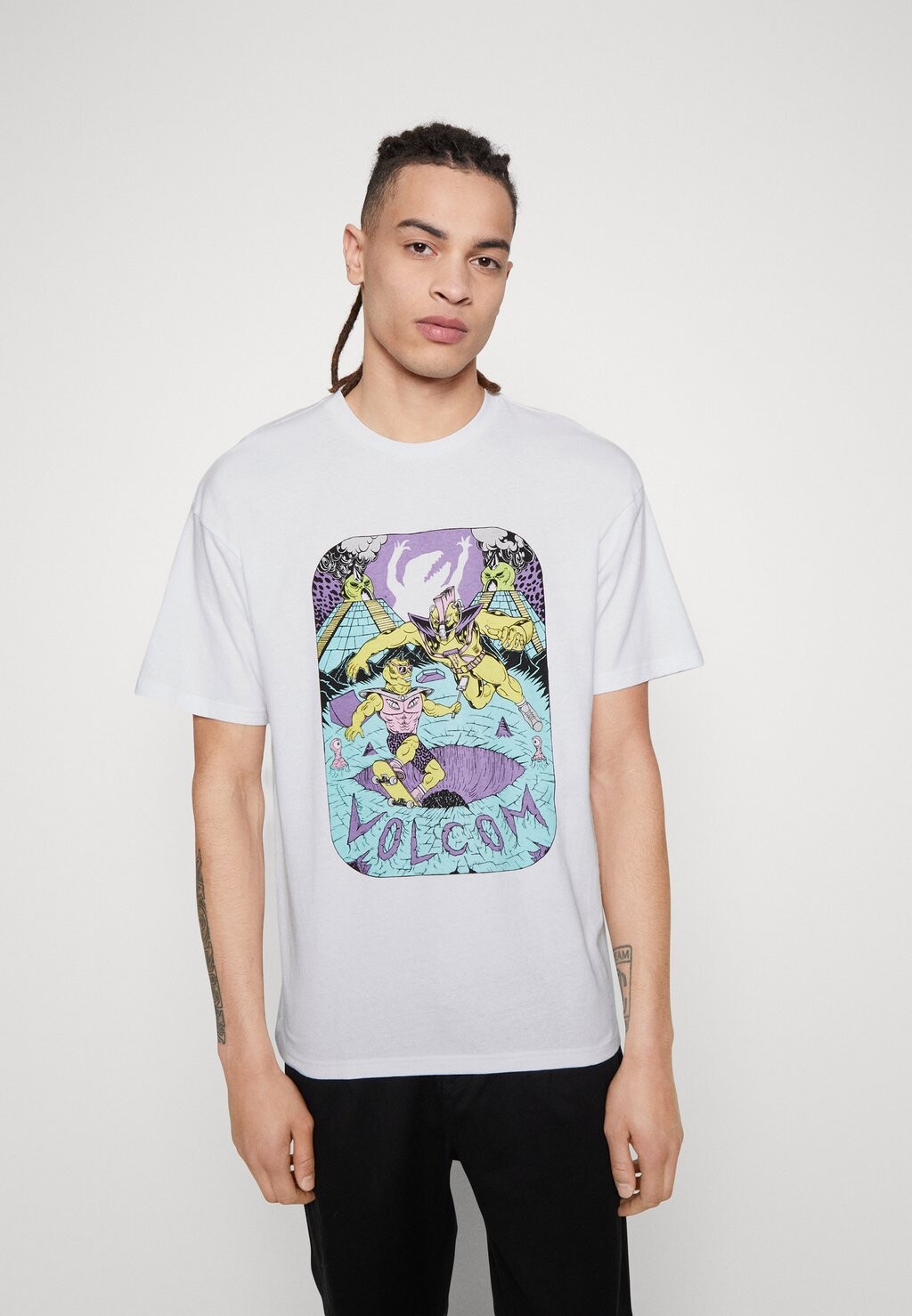 

Футболка с принтом Volcom, белый