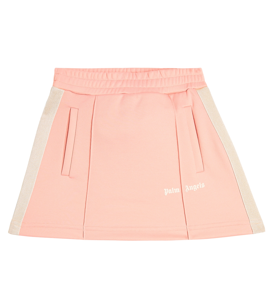 Спортивная юбка с логотипом Palm Angels Kids, розовый