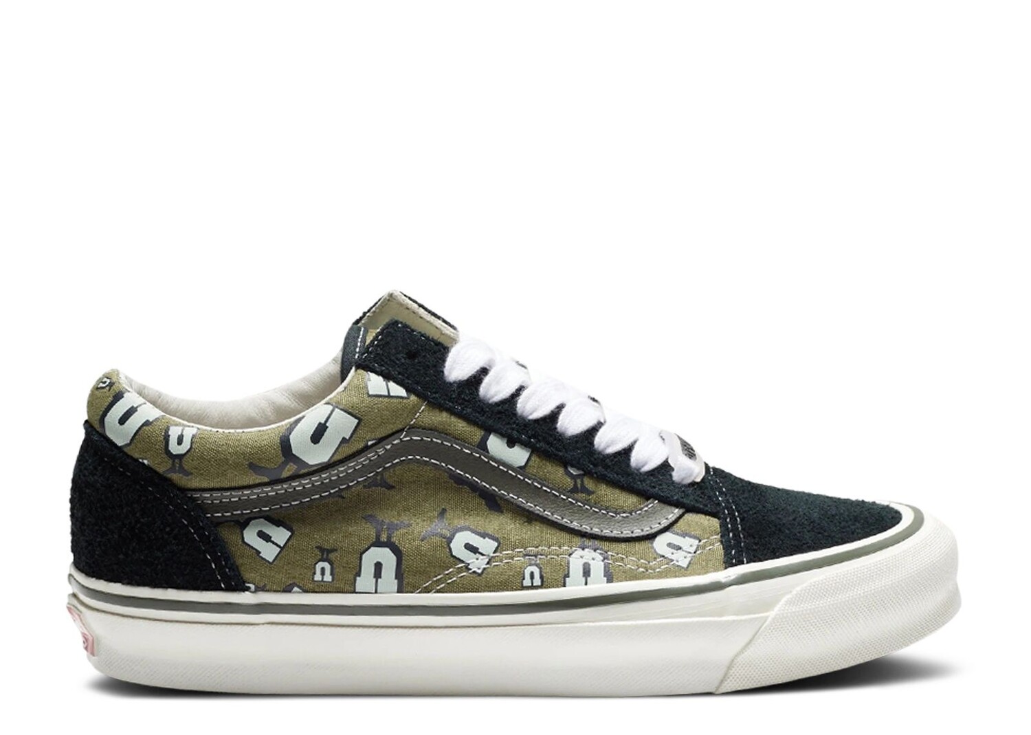 Кроссовки Vans Undefeated X Og Old Skool Lx 'U-Man - Grasshopper', зеленый