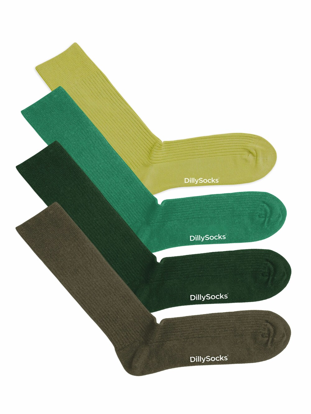 Носки Dillysocks, зеленый