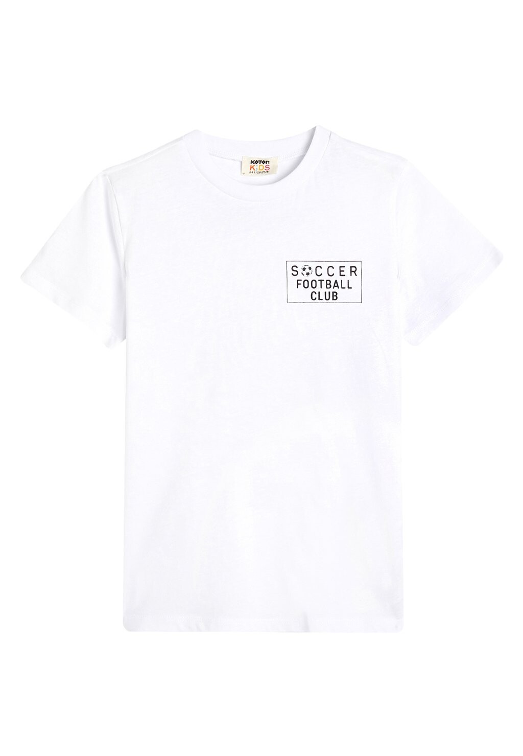 

Футболка с принтом SHORT SLEEVE CREW NECK Koton, цвет white