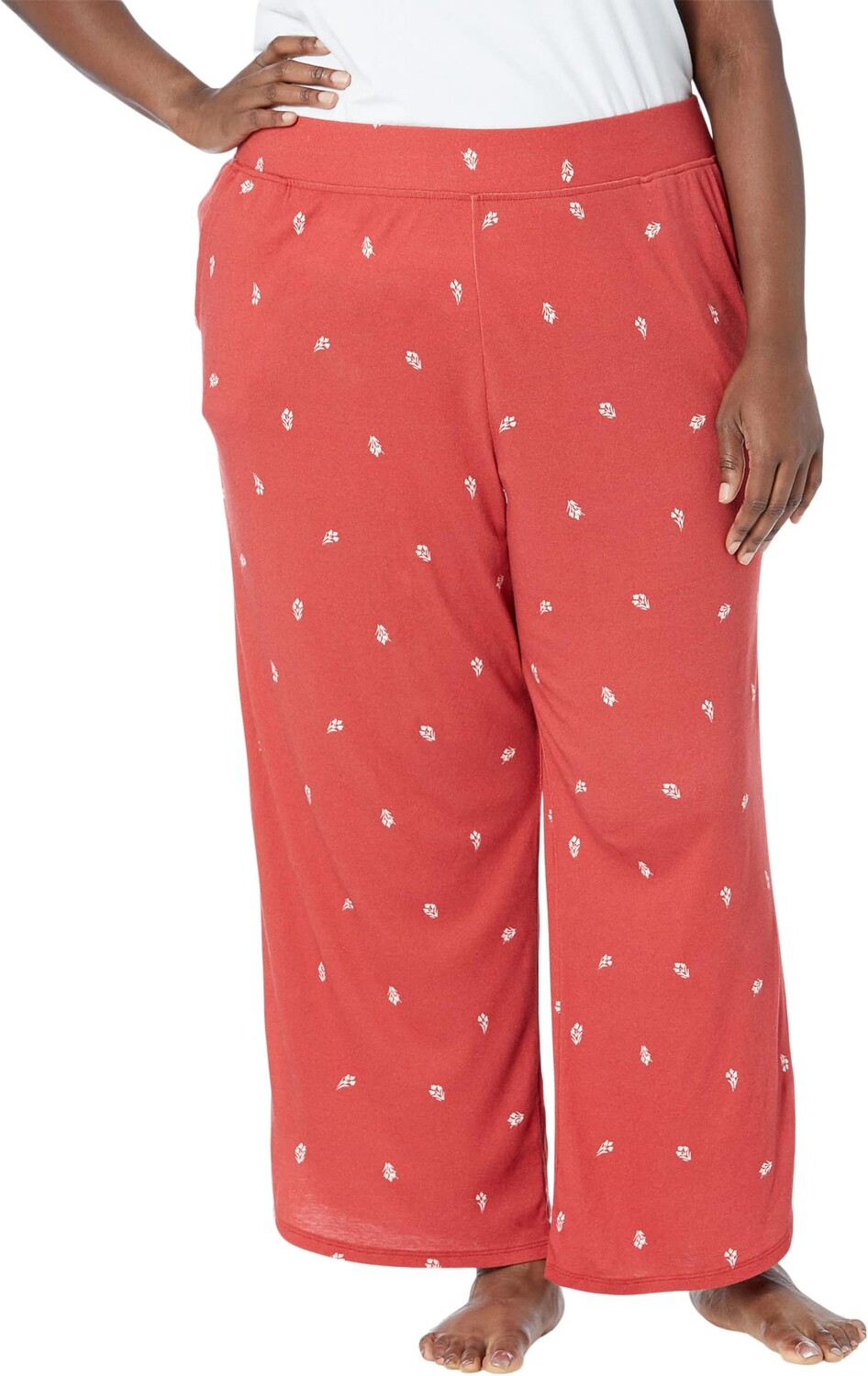 

Брюки для сна больших размеров с принтом L.L.Bean, цвет Deep Coral Print