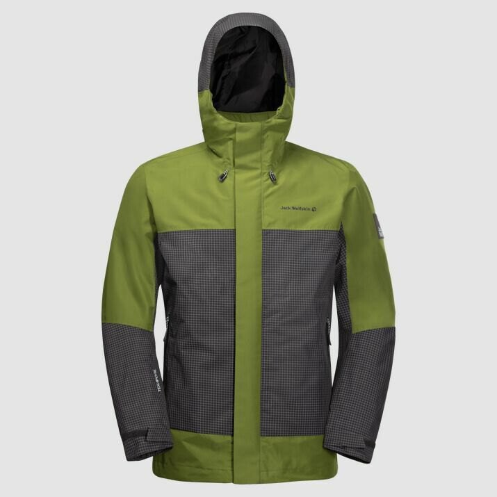 

Куртка Jack Wolfskin 3 In 1 Dna Supernova, зеленый