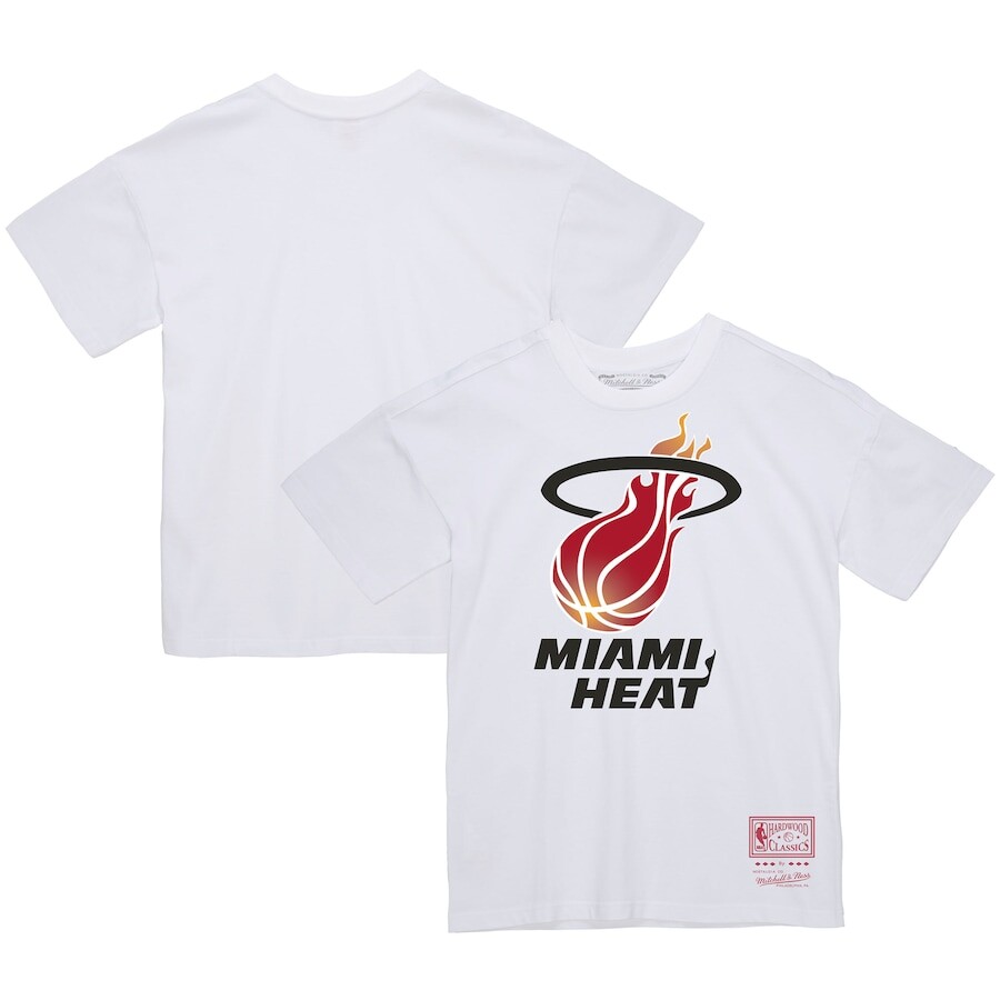 

Футболка с коротким рукавом Mitchell & Ness Miami Heat, белый