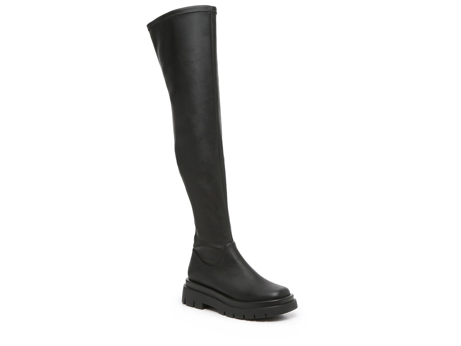 

Ботинки выше колена Steve Madden Gibbs, черный