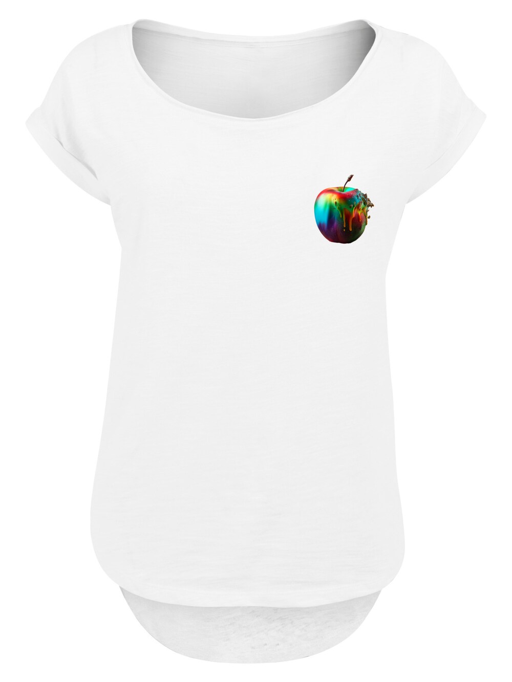 Рубашка F4NT4STIC Colorfood Collection - Rainbow Apple, белый