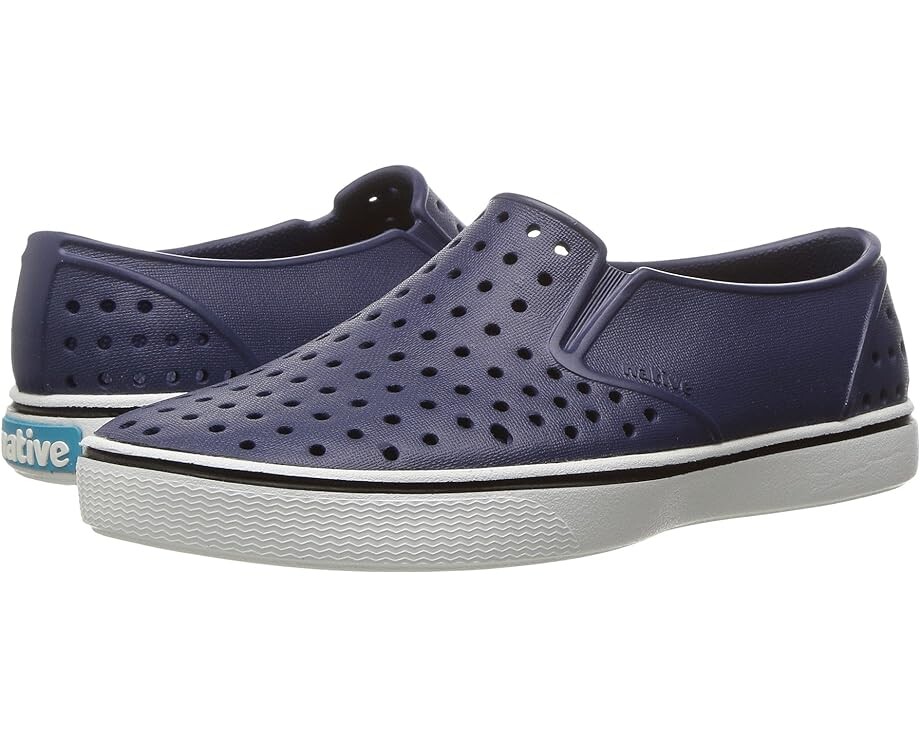 

Кроссовки Native Shoes Miles Slip-On Sneakers, цвет Regatta Blue/Shell White