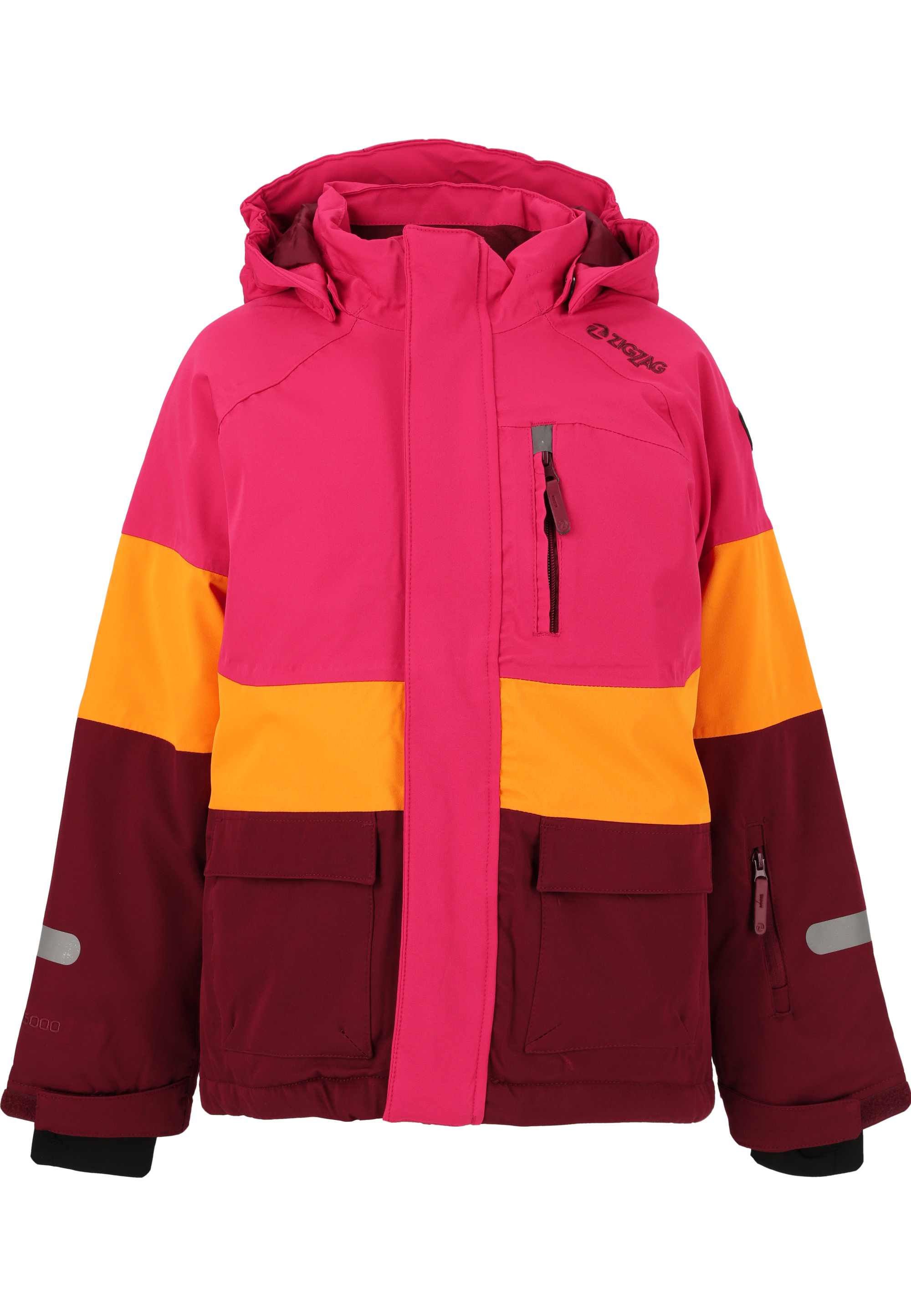Лыжная куртка Zigzag Skijacke Taylora, цвет 4033 Carbernet