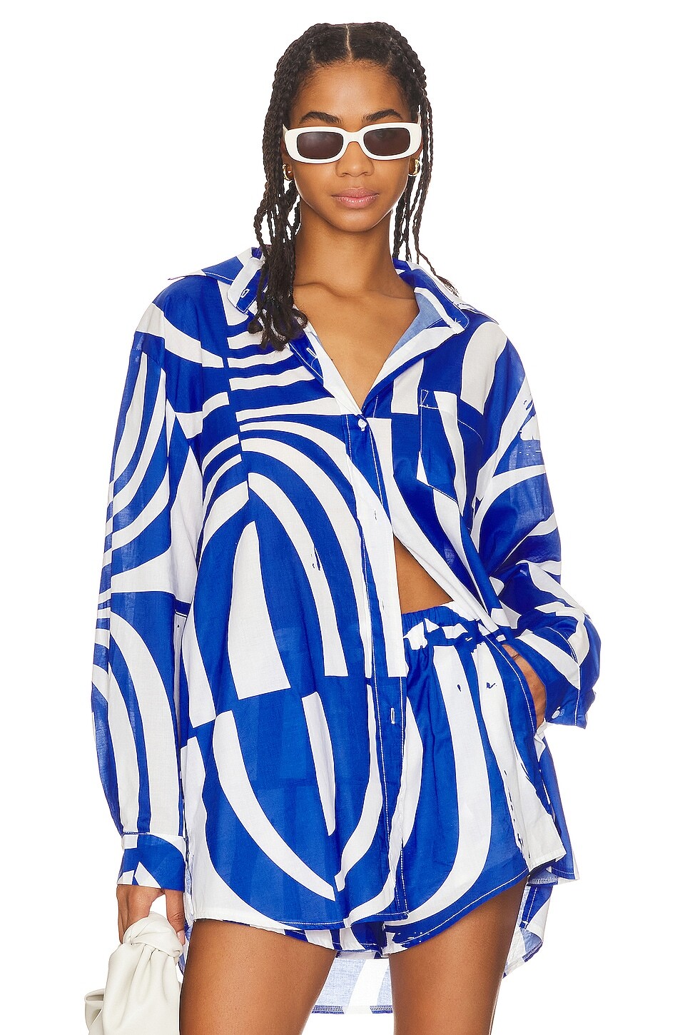 

Рубашка SNDYS Heather Cotton, цвет Blue Print