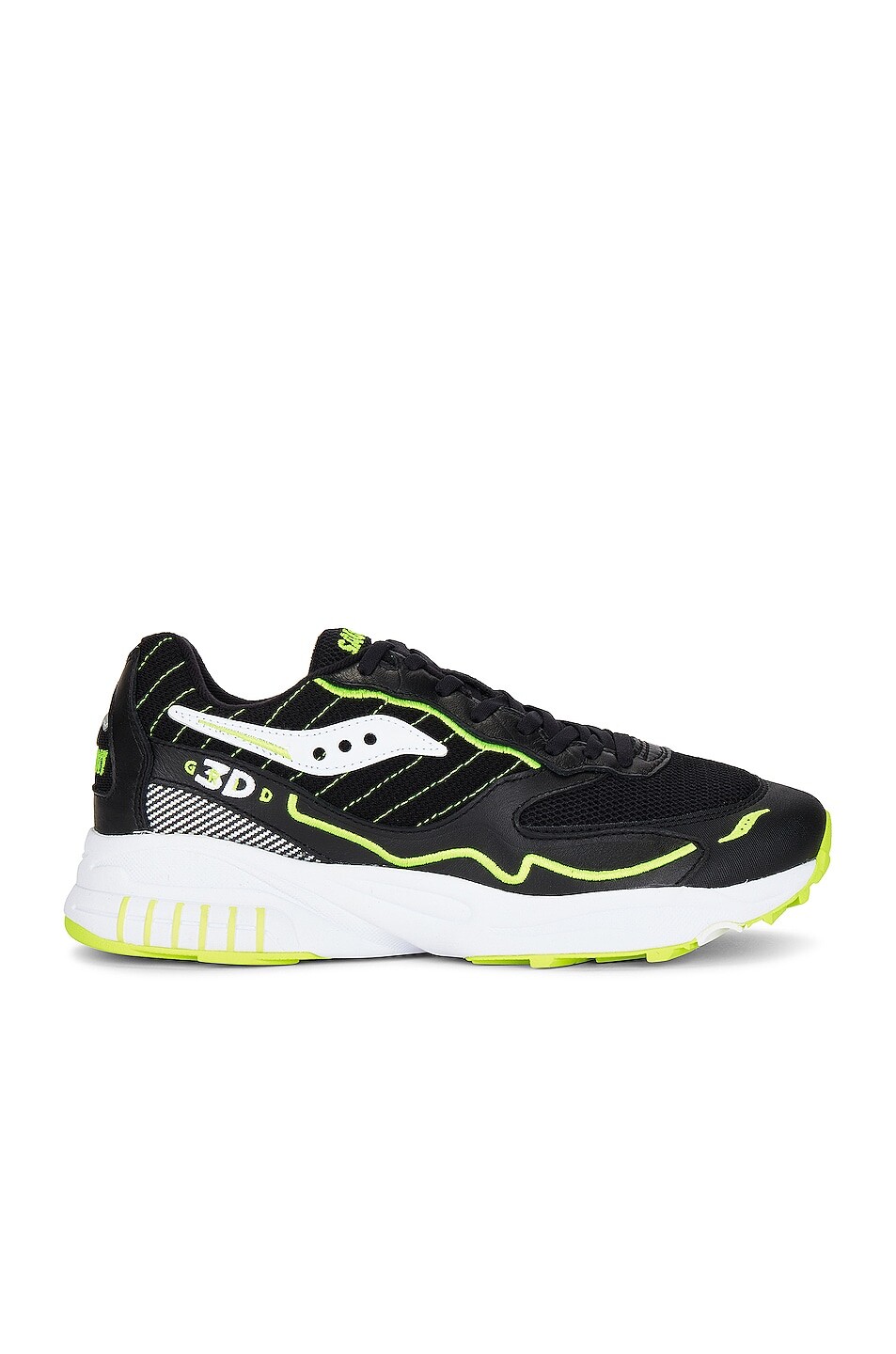 

Кроссовки Saucony 3d Grid Hurricane, цвет Black & White