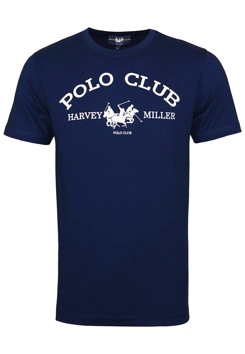 

Футболка с принтом Harvey Miller Polo Club, темно-синий