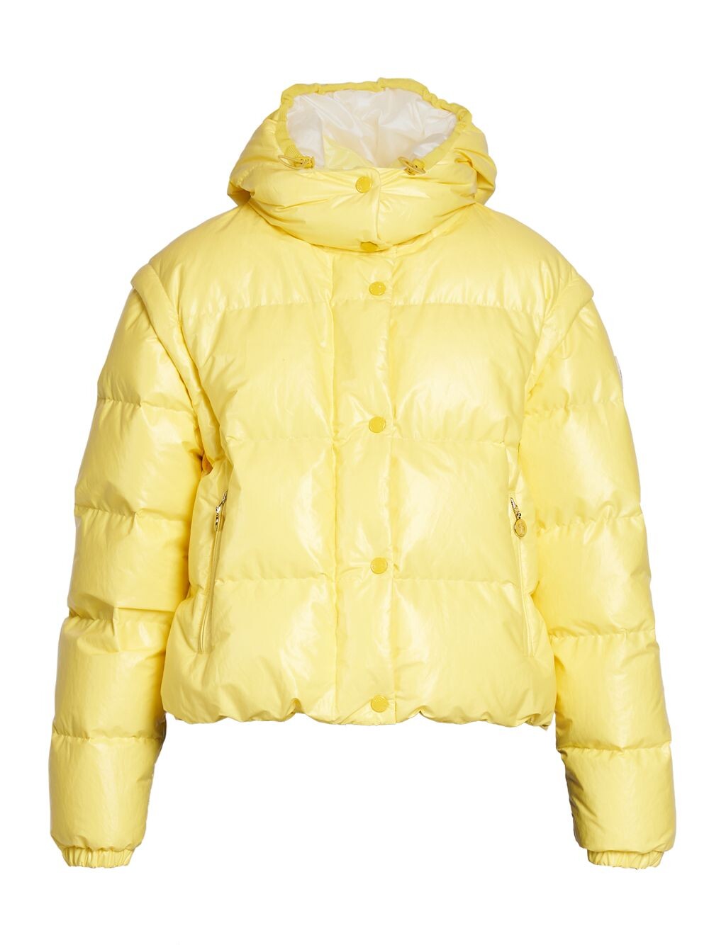 

Пуховик Mainline Mauleon с капюшоном Moncler, желтый