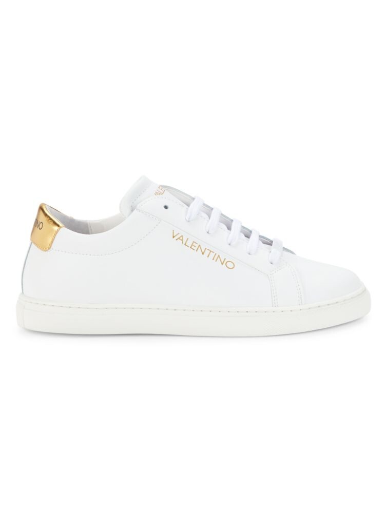

Кожаные кроссовки Benny с логотипом Mario Valentino, цвет White Gold, Белый
