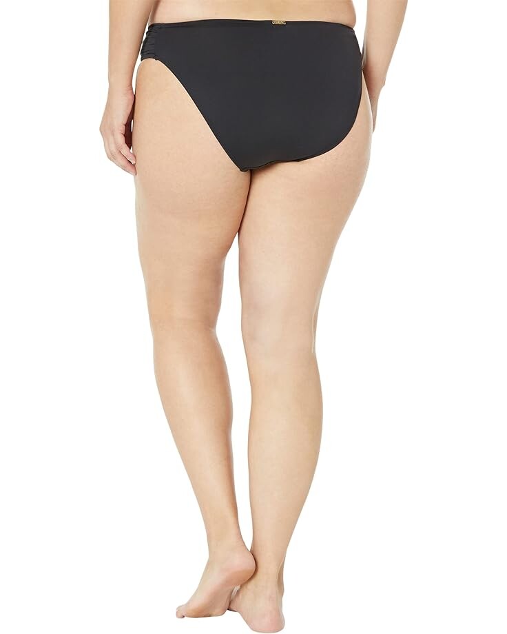 

Низ бикини LAUREN Ralph Lauren Beach Club Solid Solid Hipster Bikini Bottoms, черный