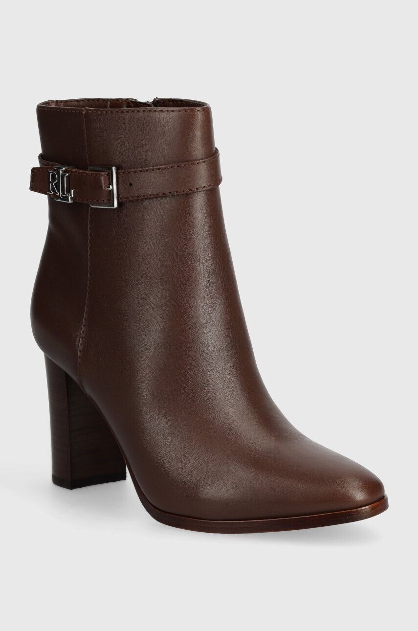 

Кожаные ботильоны Lauren Ralph Lauren Bailey, коричневый