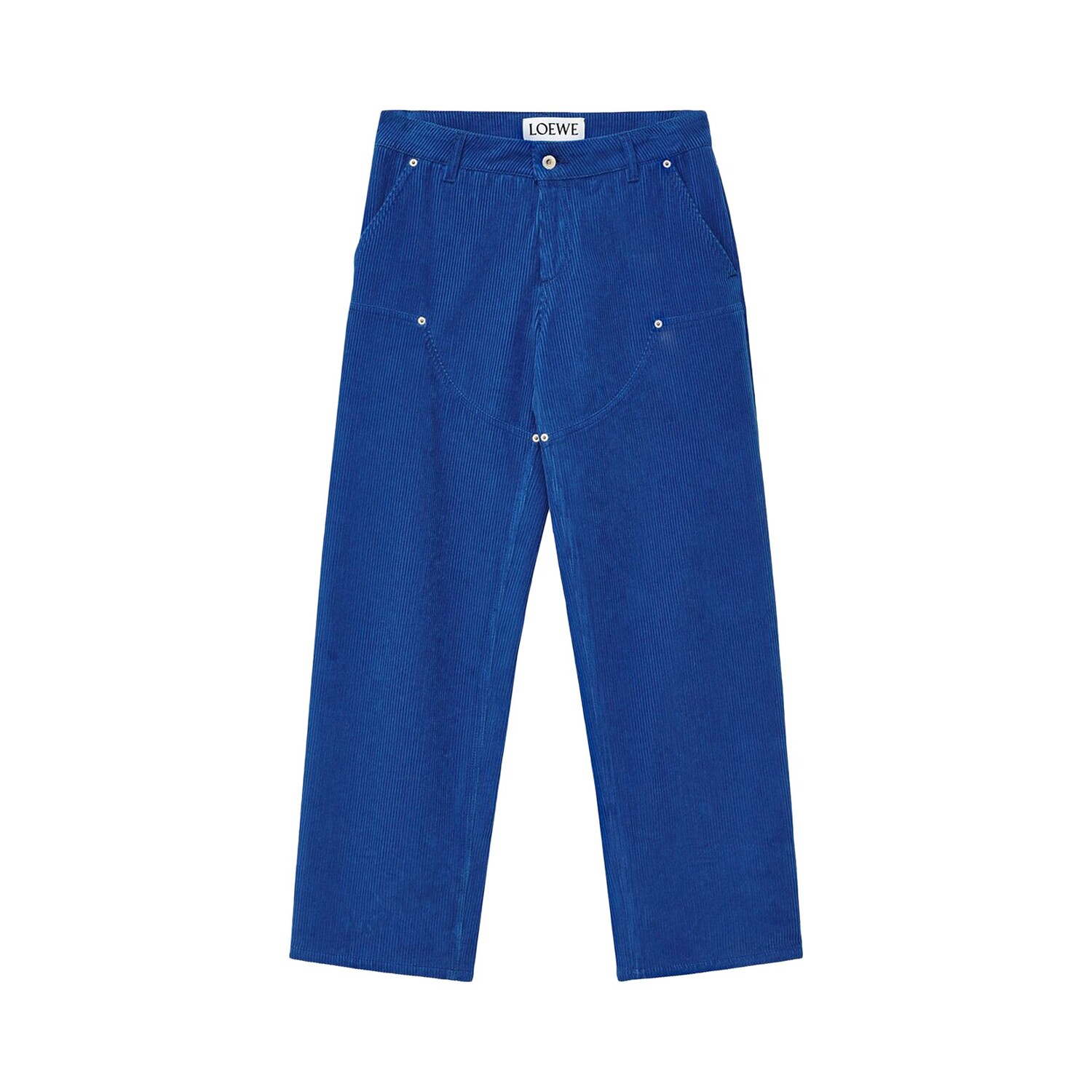 

Вельветовые брюки Loewe Workwear, цвет Королевский синий
