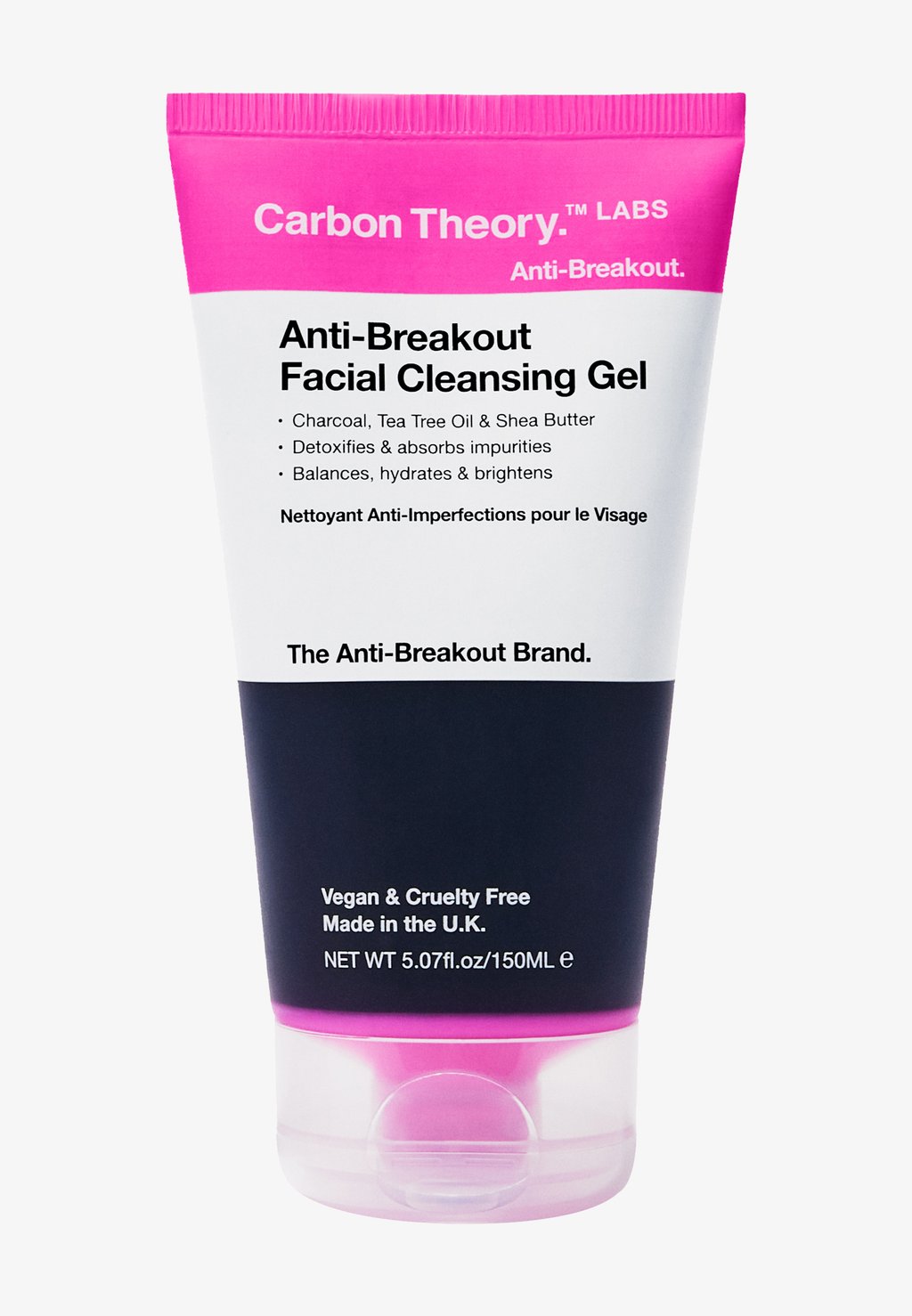 Очищающее средство Charcoal Facial Cleansing Wash Carbon Theory очищающее средство daily detox facial wash evolve organic beauty