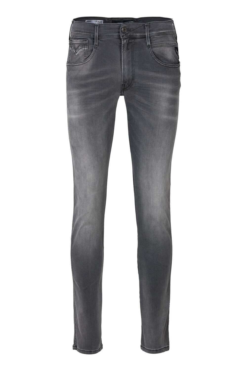 

Джинсы Replay Slim fit 11.5 Oz Hyperflex Black Stretch Denim, серый