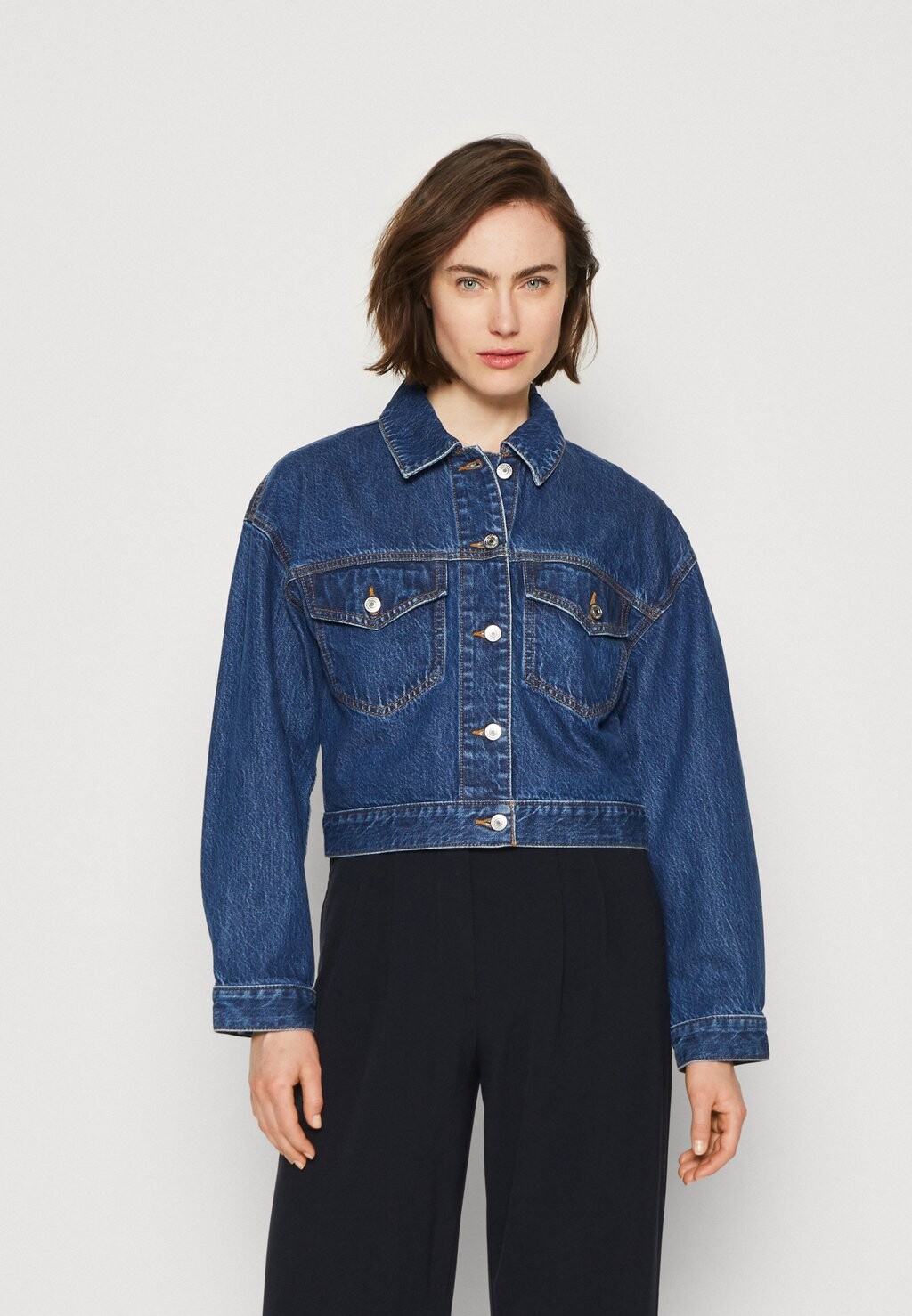 

Джинсовая куртка Abercrombie & Fitch, Синий