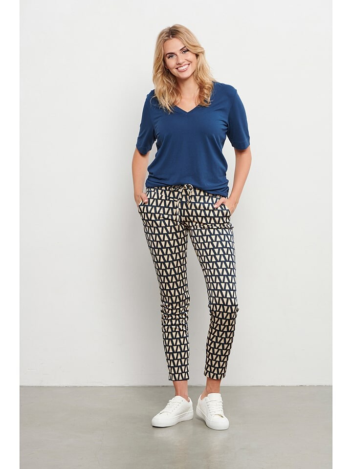 

Тканевые брюки &Co Woman Delly, цвет schwarz/creme