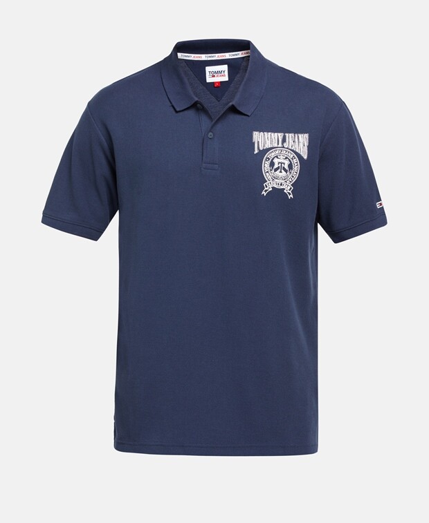 

Рубашка поло Tommy Jeans, темно-синий
