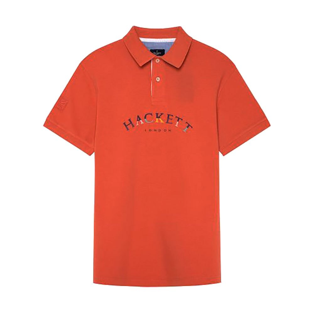 

Поло с коротким рукавом Hackett Color Logo, оранжевый
