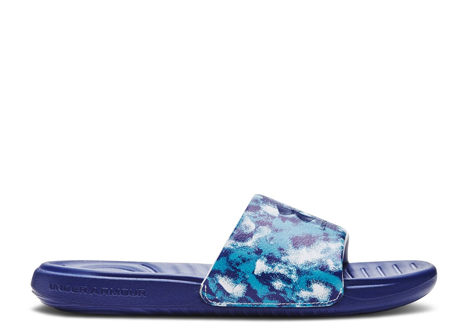 

Кроссовки Under Armour Ansa Graphic Slide Gs 'Sonar Blue Paint Smudge', белый