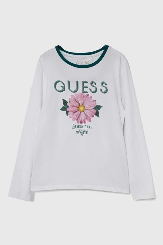 

Детская футболка с длинными рукавами Guess, белый