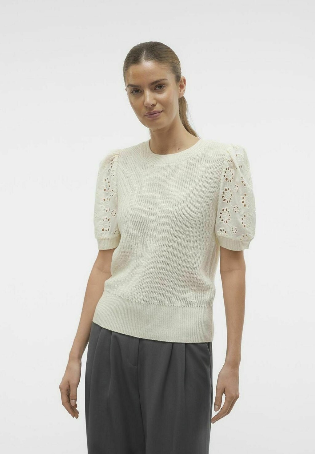 

Футболка с принтом VMMULBERRY Vero Moda, цвет birch